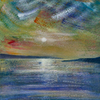 Evening Sunset Peacefulness' Matthew Evans Acrylic on Paper
