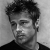 Brad Pitt drawing