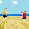 Football At The Beach
