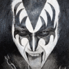 Gene Simmons - TONGUE - Portrait in Graphite by Dean Huck