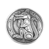 Wolf Power HAIDA Spirit Belt Buckle West Coast Native AnitaAvantGardArt ETSY USA 