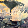 Lotus Flower At Sunrise Mist