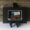 Covered Wagon Dot Art ACEO