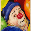 Watercolor Clown #5 Sean Carlock