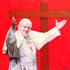 Pope John Paul II with Cross