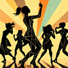 Silhouette Dance Party
