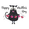 Mothers Day Hearts on a string