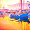 Evening in Krk. The Gold of the Bay