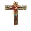 Tau Cross . Saint Francis of Assisi San Damiano Sculpture Cross ETSY Gomolka Art studio line 