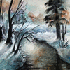 Winter ACEO