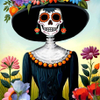 Photo La Catrina w Hat 