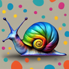 Rainbow Snail 5