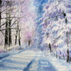Winter aceo 