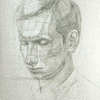 Dima. Portrait in constructive manner. 1982