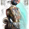 -A Geisha’s Carp Tattoo
