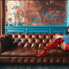 Horst Pfrommer, Calw, Altburg, Spindlershof, Sofa Red