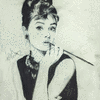 Audrey Hepburn Charcoal Pencils