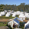American military campsite