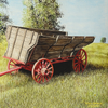Farm Wagon in the  Meadow 