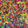 (sold) extremely colorful JUNGLE, 38*46*0.1cm, 2021