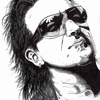 Bono (Pen & Ink Portrait)