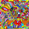 607. Colorful sensations. Detailed abstract doodles by artist Veera Zukova