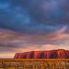 Sunrise Over Uluru And Kata Tju?a