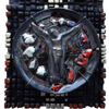 Jesus Tau Power Cross Contemporary Pottery by Gomolka Art Studio
