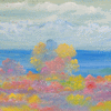 Autumn Mountain Impression (Monet Study)