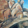 High Desert Rocky Hillside Scenery