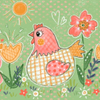 pattern chicken