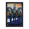 Seahawks Cooper Kupp, Sam Darnold and Jaxon-Smith-Njigba Original art mixed media by Frankie King