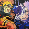 Naruto vs Sasuke Fan art