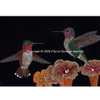 Allen's & Anna's Hummingbirds Pointillism Painting