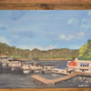 Mitchell Creek Marina painting