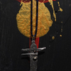 I made this  contemporary Tau cross (custom order) for a Catholic priest from Tokyo, 18k Gold ,Sterl
