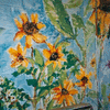 Sunflower Garden Wall