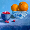 Oranges in Bowl