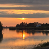 sunset-skagit-river
