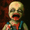 Zombie Baby ACEO