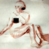 Paloma Cropped Seated Sketch