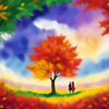 Under the Vibrant Autumn Sky