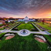 Sunrise Over Belle Isle Conservatory Detroit