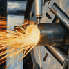 Fire and Tube in Oil