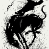 Dynamic Cowboy Rodeo Silhouette Art