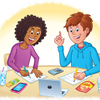 Teen Girl And Boy Doing Math Assignment