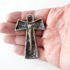 For Men Tau Cross Jesus crucifixion nail steel by Gomolka Art Studio Line ETSY