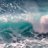 Beautiful Breaking Turquoise Wave