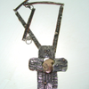 Tau Cross Solid silver ,copper gold ,Gomolka Art Studio Line