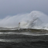 Peggy's Cove Lighthouse During Hurricane Lee